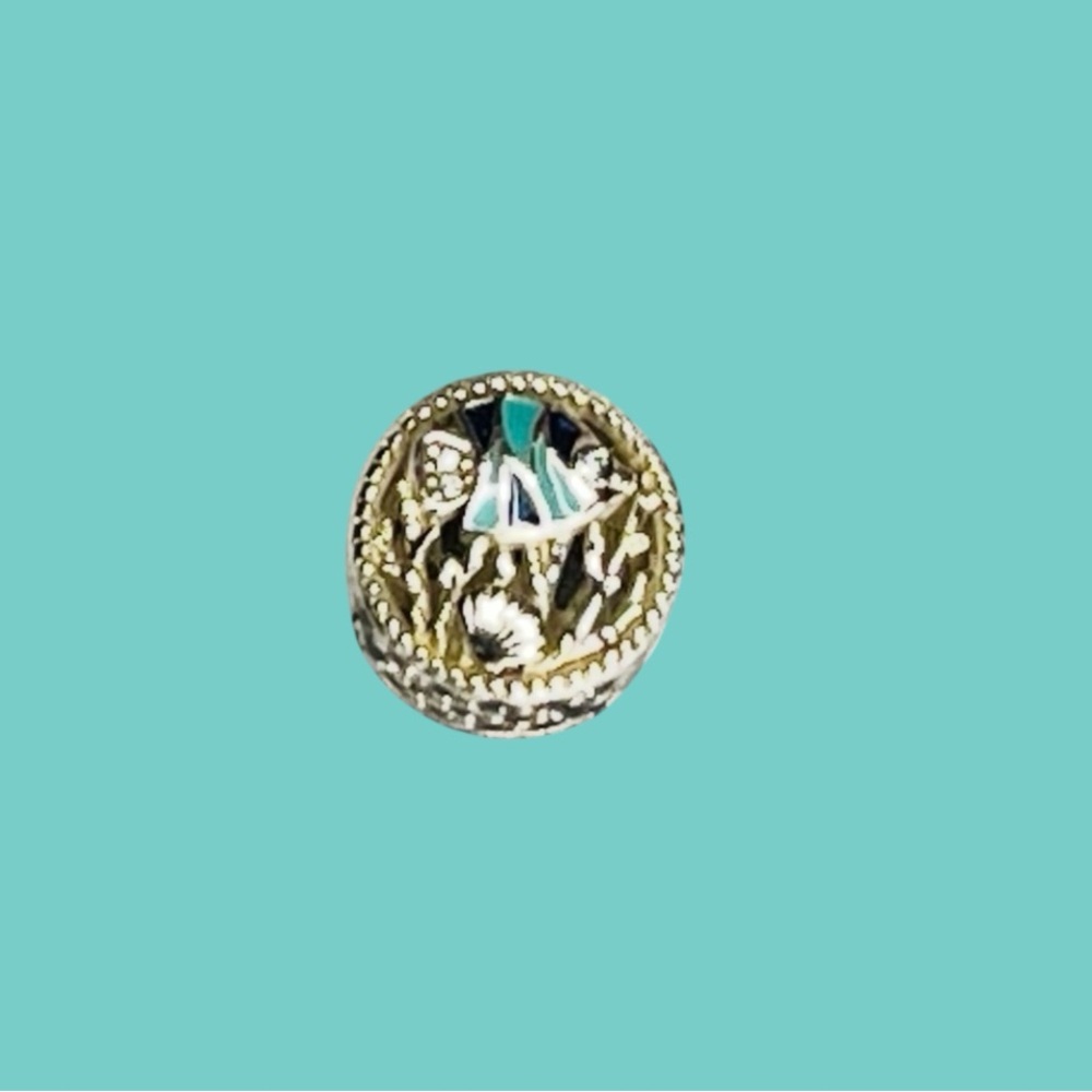 Retired PANDORA s925 Ocean Life Tropical Fish CZ Charm